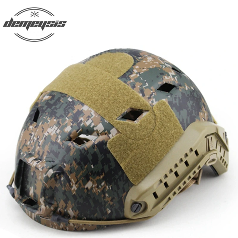 woodland digital Открытый охотничий шлем для съемки 54-62 см военный тактический шлем CS страйкбол Пейнтбол игра Защита головы армейский Тактический шлем - Цвет: woodland digital