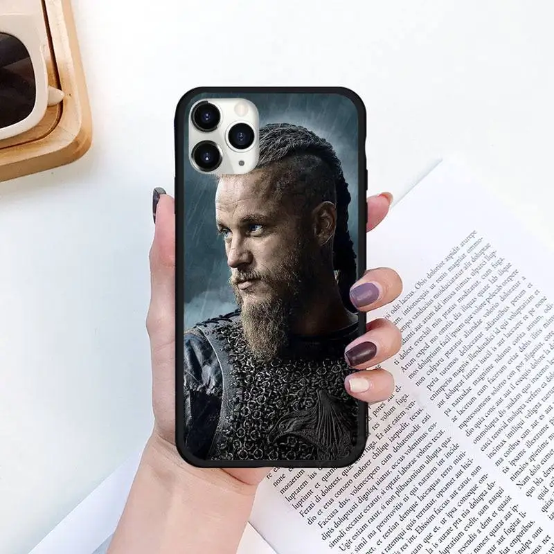 

vikings Ragnar Lothbrok Phone Case for iPhone 11 12 mini pro XS MAX 8 7 6 6S Plus X 5S SE 2020 XR Luxury brand shell funda