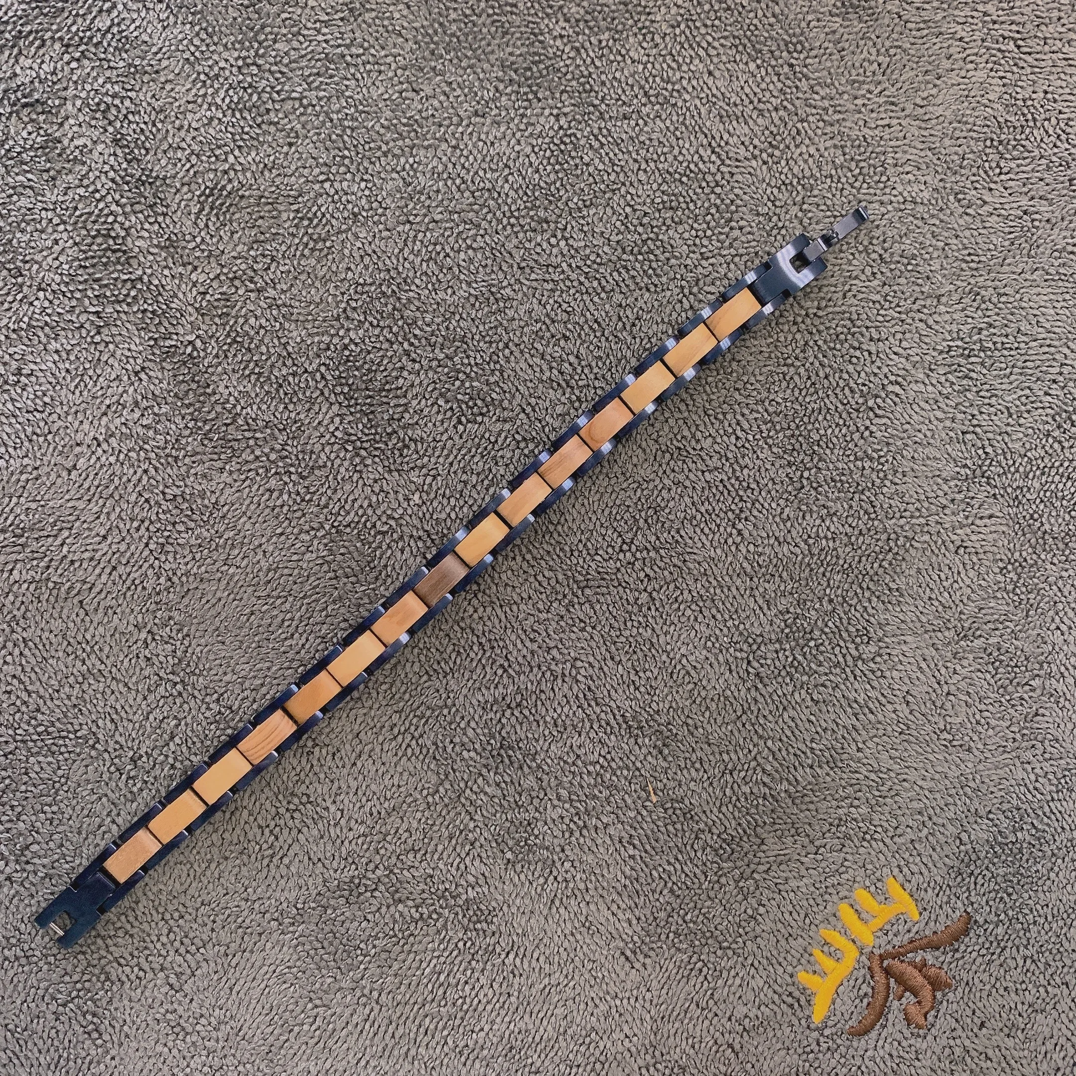 Высококачественный мужской стальной браслет ручной работы оптом под заказ с