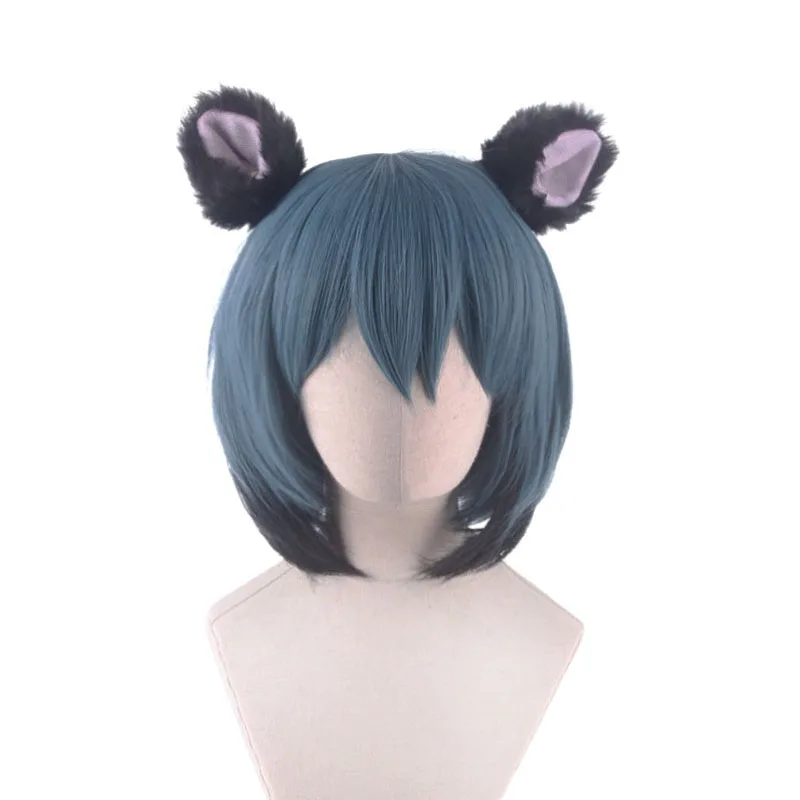 

Anime Brand New Animal Kagemori Michiru Women Short Wig Cosplay Costume Bna Heat Resistant Synthetic Hair Wigs No Ear