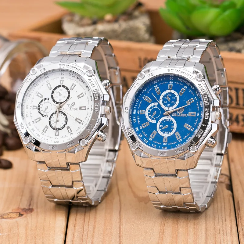 

Fashion Neutral Quartz Analog Wristwatch Steel Band Watch Fashion Casual Men's Watch New Hot Sale Watch Men Relogio Masculino