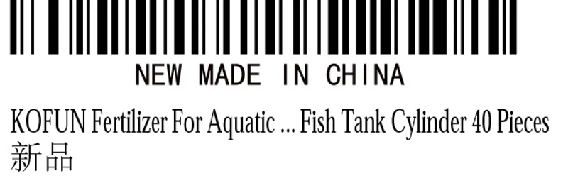 

40 Pcs Aquatic Plant Water Root Fertilizer Condensed Aquarium Fish Tank Cylinder