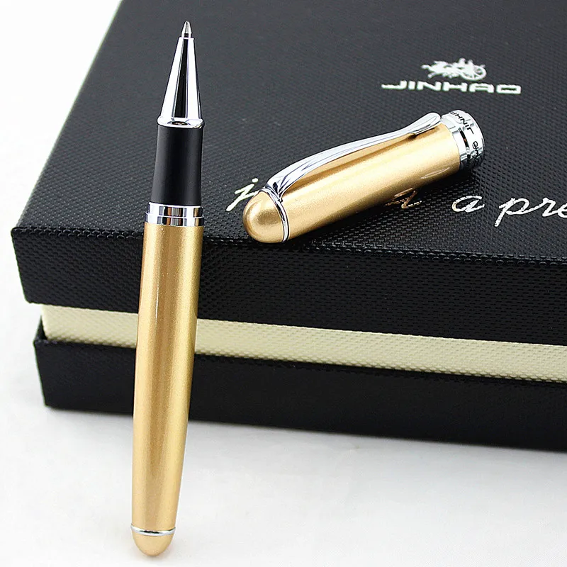 JINHAO 750 ручка деловые принадлежности для письма Серый 0,7 мм перо гелевая ручка шахматы boad шариковая ручка Роскошные чернил для письма черный Заправка - Цвет: I