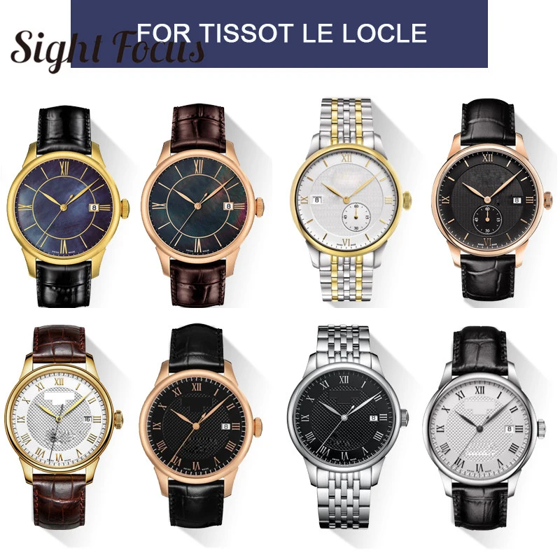 19 мм, 20 мм, 22 мм, ремешок из телячьей кожи для часов Tissot Le Locle T41 T006 PRC200, ремешок для наручных часов, браслет, 1853, ремешок для часов для мужчин