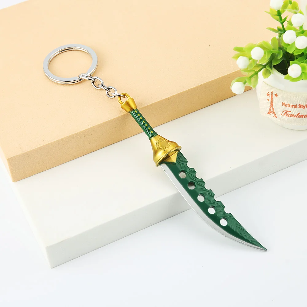 

Fashion Anime Keychain The Seven Deadly Sins Key Chain Meliodas LostBane Key Ring Metal Sword Keychains Charm Men Jewelry