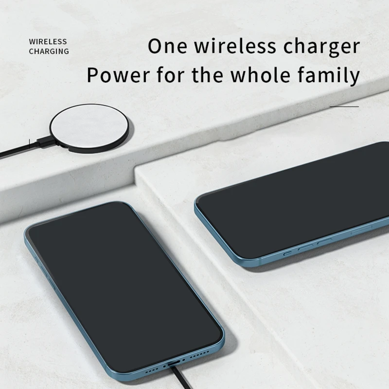 Магнитная Беспроводная Подставка для зарядки совместимая с устройствами iPhone