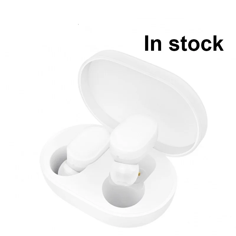 New Xiaomi MIjia Airdots earphone TWS Bluetooth 5.0 Earphone Youth Version Touch Control with Charging Box white mini in stock - Цвет: In stock