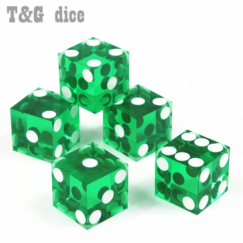 1 шт T & G кости высокое качество акриловые прозрачные питьевые для настольной игры
