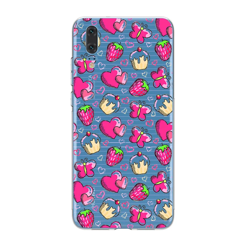 Чехол для телефона ciciber Funny food Dessert шоколадный чехол Huawei P20 Lite P30 P10 P9 P8 Pro Plus 2017 P smart