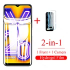 Защитная пленка 2 в 1 для Vivo Y20, защитные пленки для экрана Vivo Y 20 20y, Гидрогелевая мягкая пленка для объектива камеры Vivo, закаленная стеклянная пленка
