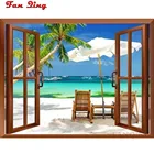 Картина из квадратных круглых страз с изображением Морского Пейзажа