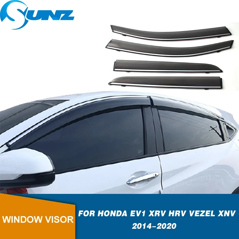 Дымовые боковые оконные дефлекторы Защита от солнца защита дождя для Honda XRV/HRV/VEZEL