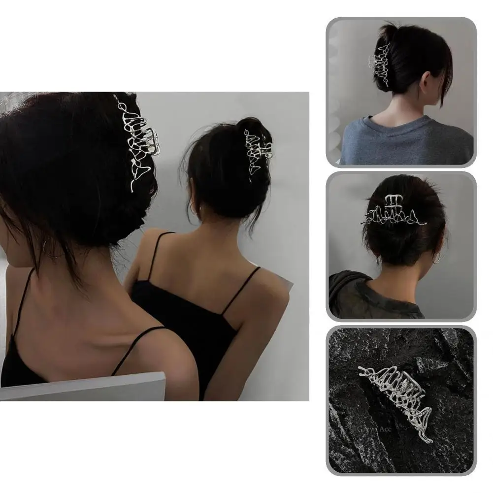 

Полезная заколка для волос в виде когтей, Геометрическая легкая индивидуальная элегантная заколка для волос, заколка для волос с захватом, ...