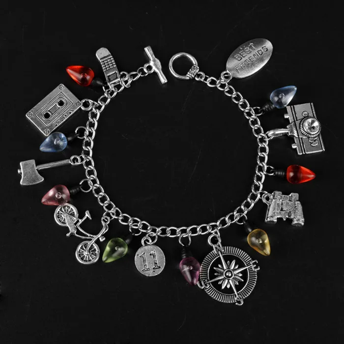 silver MQCHUN, женский браслет с шармом, странная вещь, камера, мотоцикл, телефон, браслет, браслет, Винтаж, друзья, не лгут, браслет, ювелирные изделия - Окраска металла: silver