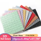77x70 см 3D кирпичные настенные наклейки самоклеящиеся панели наклейки самоклеящиеся кирпичные узоры мягкий пакет фоновое украшение для гостиной