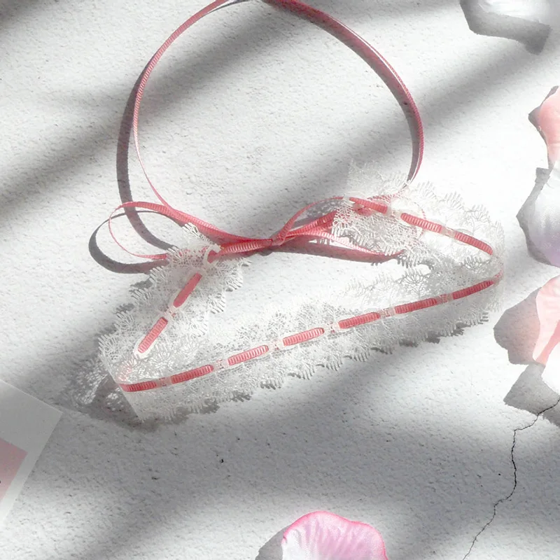 Модный корейский романтический кружевной чокер ожерелье для женщин пикантная