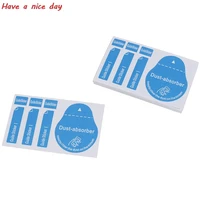 30pcs cell phone dust absorber dedust sticker screen protectors wet dry wipe paper for camera lens lcd screens dust papers