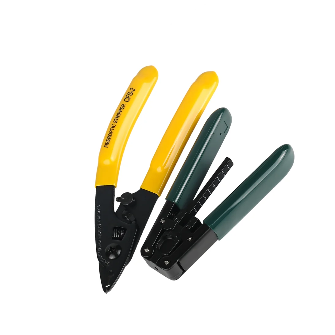 

2 в 1 FTTH сращивания Оптическое волокно Наборы инструментов CFS-2 оптическое волокно для зачистки + кабель оболочка стриппера