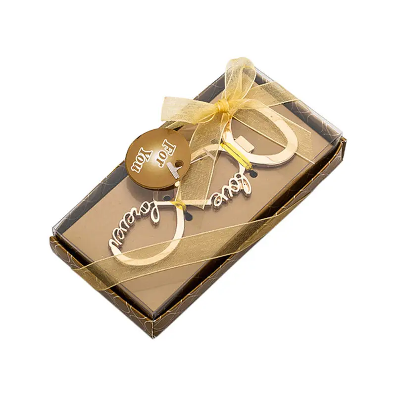 gold 1 шт., открывалка для пивных бутылок Forever love, свадебные сувениры и подарки, вечерние сувениры, подарки для гостей - Цвет: gold