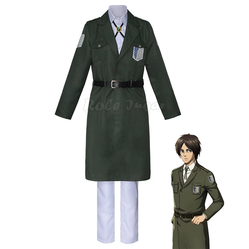 

Attack On Titan Cosplay Scout Regiment/Scout Legion/Survey Corps/Recon Corps Halloween Costume Full Sets XS-3XLC140M155