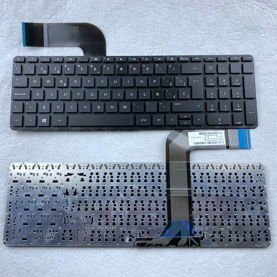 Испанская клавиатура для ноутбука HP 15-P 15-K 15-V 15T-K100 200 15Z-P000 17T-F 17-K 17Z-F 17-F серии SP |