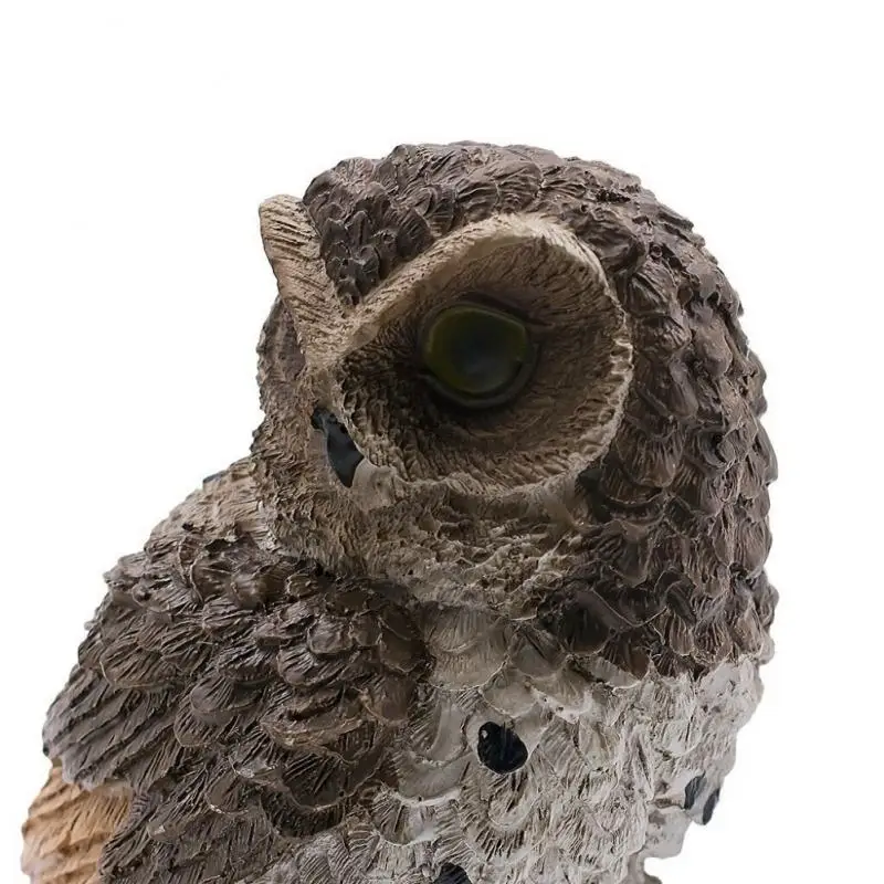 

Garden LED Lights Solar Powered Owl Ornament Animal Bird Statue Light Outdoor Creative Personality Solar Lamp Kid Halloween Gift