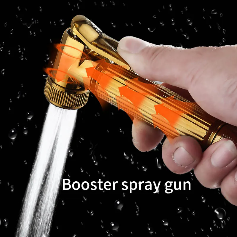 spa bathroom shower set gold imitation gold surface shower rain shower head bath shower mixer with hand shower faucet rainfall free global shipping