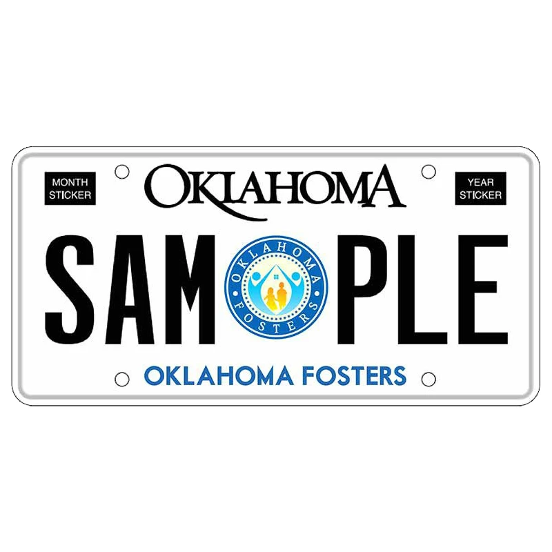 

13cm x 6.4cm for Sample Qklahoma Fosters Car Stickers Vinyl Waterproof RV VAN Car Accessories JDM Anime Comic Sign