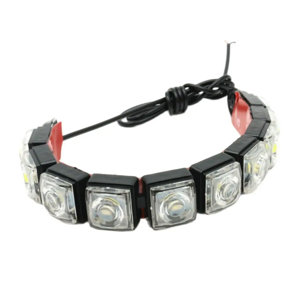 Универсальные отражатели 2 шт мощностью 12V туман светильник гибкий Светодиодные