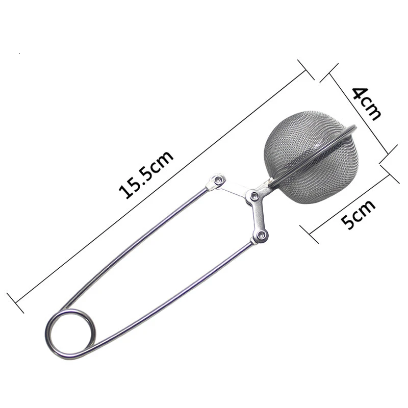 Сферическая сетчатая чайная сетка ручка из нержавеющей стали чайный шар