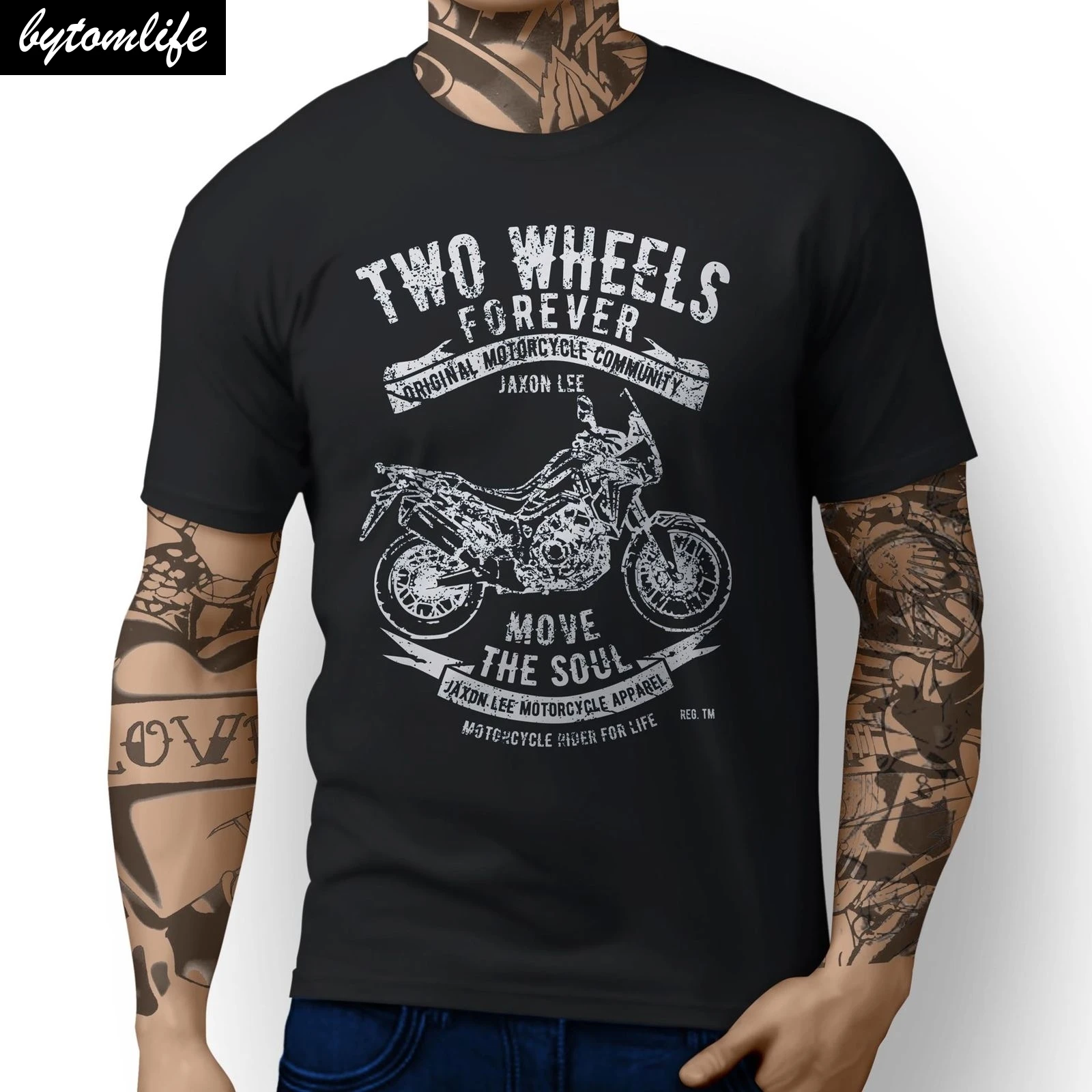 Новинка лета 2019 крутые японские Классические мотоциклетные футболки Африка Твин