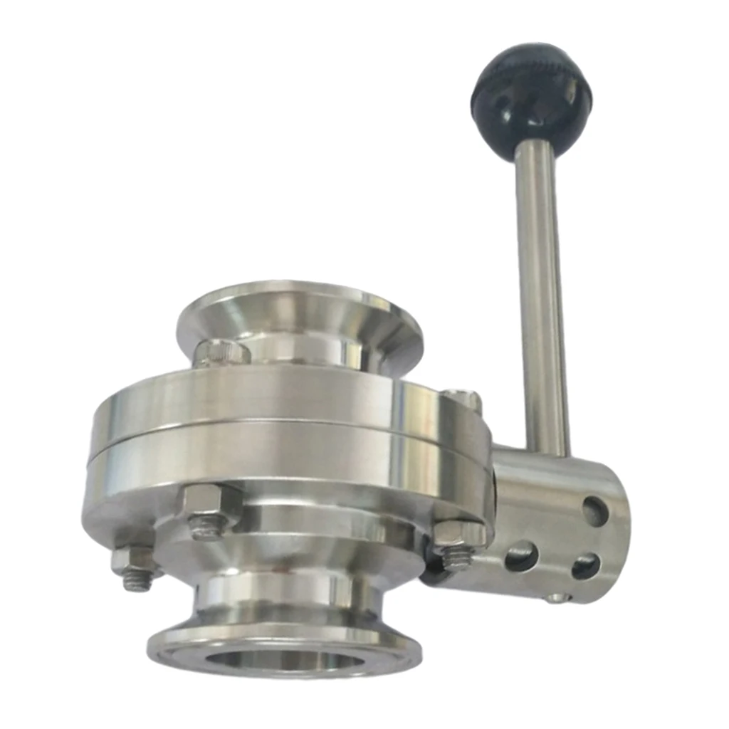 

38mm/1.49" Tri Clamp Sanitary Butterfly Valve Stainless Steel 304