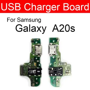 Зарядное устройство USB разъем плата для Samsung Galaxy A20s SM-A2070 SM-A207F A2070 A207F модуль зарядного порта Usb разъем порт плата
