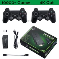 new 4k ultra video game console dual gamepad for ps1gba retro tv dendy game console hd out 64gb 10000 games video game stick