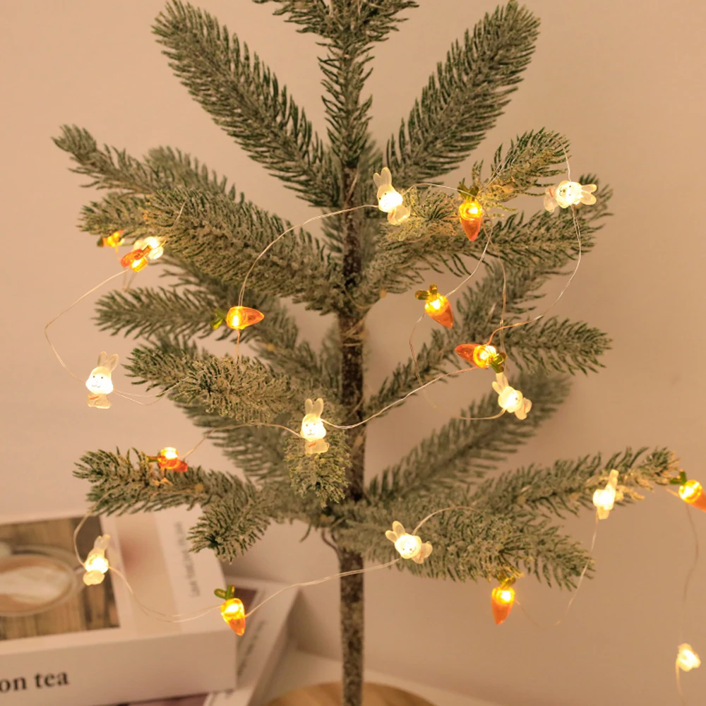 Светодиодная светящасветильник гирлянда на Пасху украшение для дома и яиц