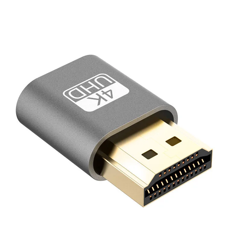 4K DDC EDID заглушка эмулятор отображения адаптер HDMI/DVI Совместимость 1 4 Безголовый