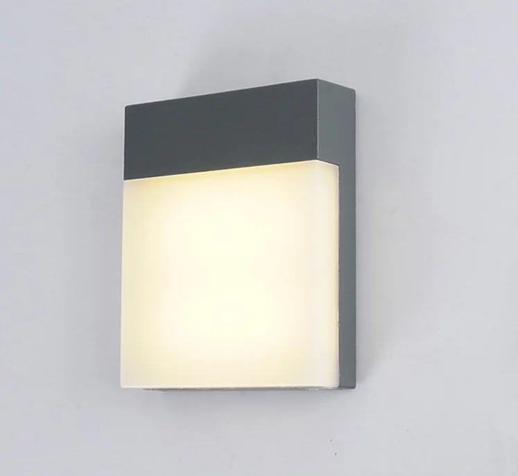 Новая нажимная уличная Водонепроницаемая Индукционная настенная лампа