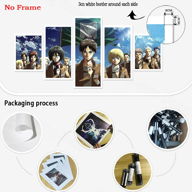 Современная картина из аниме живопись соло выравнивающаяся Картина на холсте