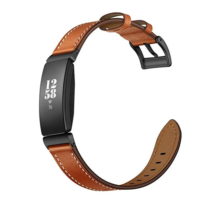 10 цветов браслет из натуральной кожи ремешок для Fitbit Inspire/Inspire Hr браслеты для Fitbit Inspire фитнес-трекер