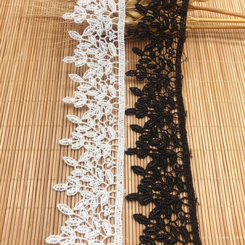 

Embroidery lace polyester light barcode lace water soluble children's clothing home soft accessories