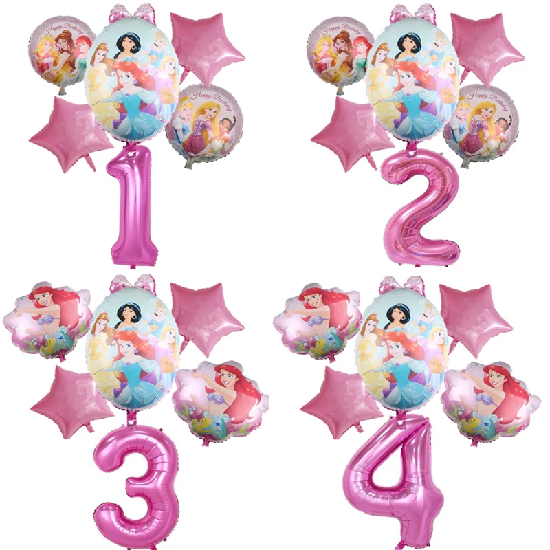 4 принцессы их на день рождения вечерние украшения фигурка из аниме Astroboy (1 набор