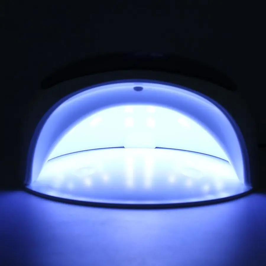 48 Вт Интеллектуальный светодиодный УФ гель для ногтей сушилка лампа