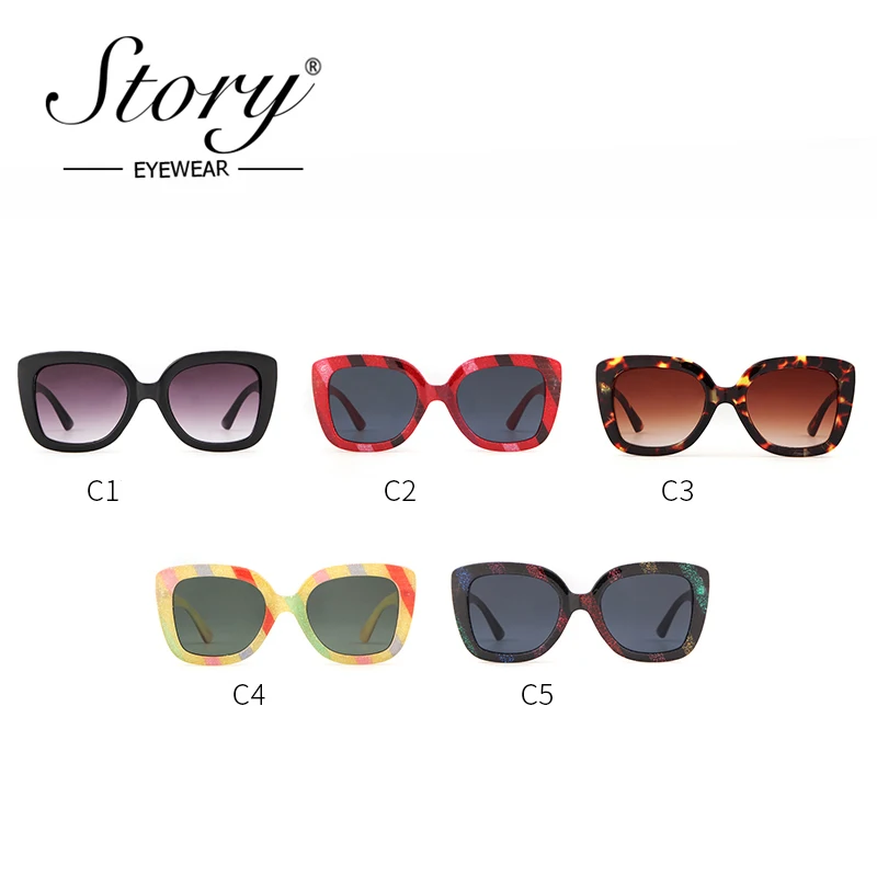 Женские солнцезащитные очки с леопардовой оправой в стиле ретро | Аксессуары для