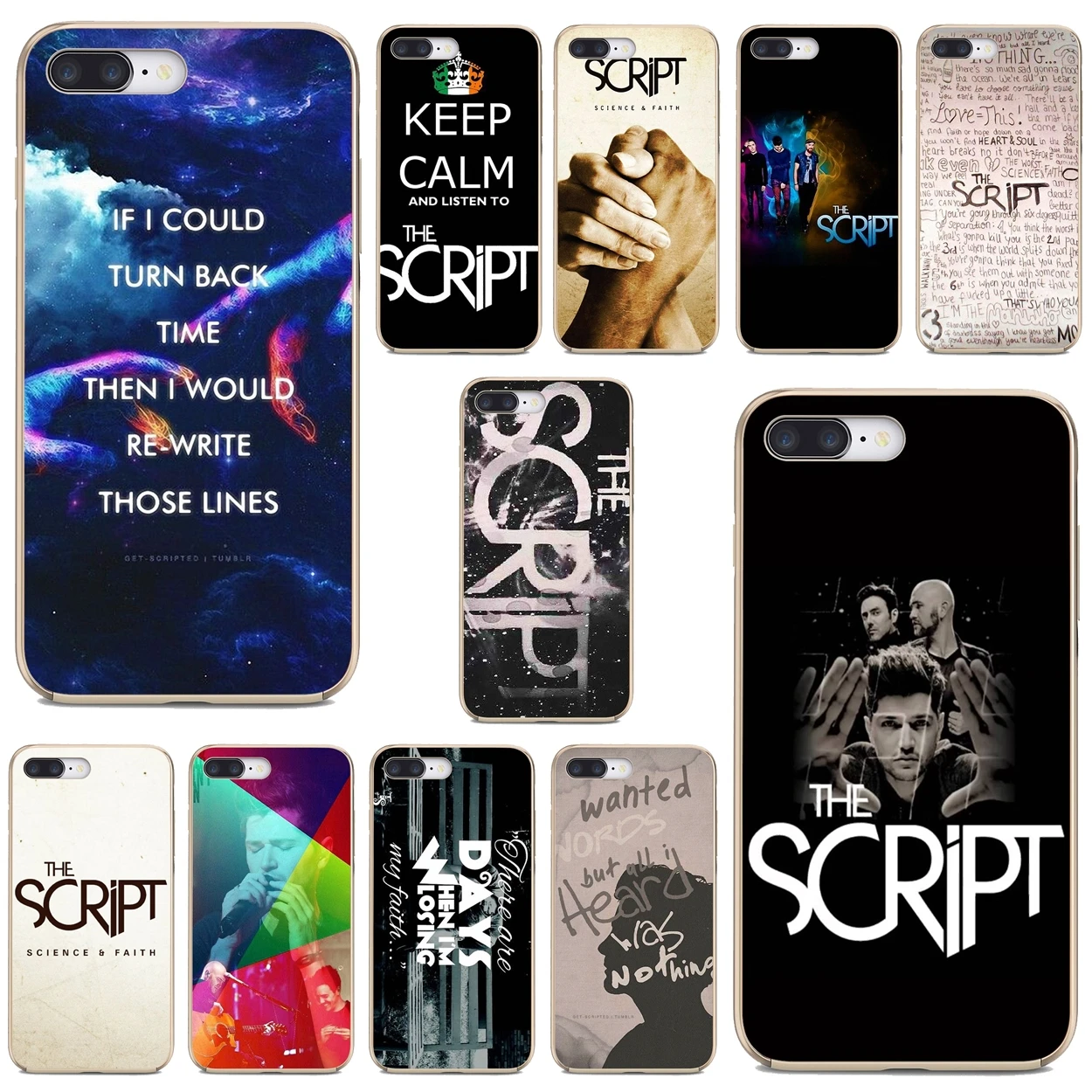 

The-Script-Irish-Rock-Band For Apple iPhone 10 11 12 Pro Mini 4S 5S SE 5C 6 6S 7 8 X XR XS Plus Max 2020 Phone Case