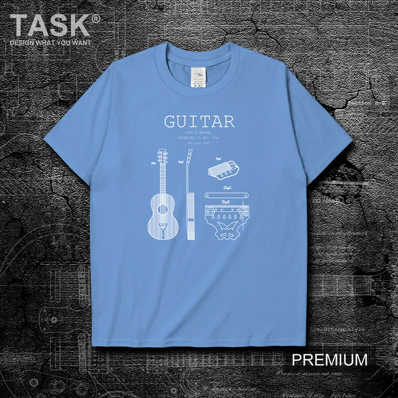 

Guitar structure diagram rock band guitarist mens t shirt sports t-shirt fashion tees meeting brands shirts Top summer clothes
