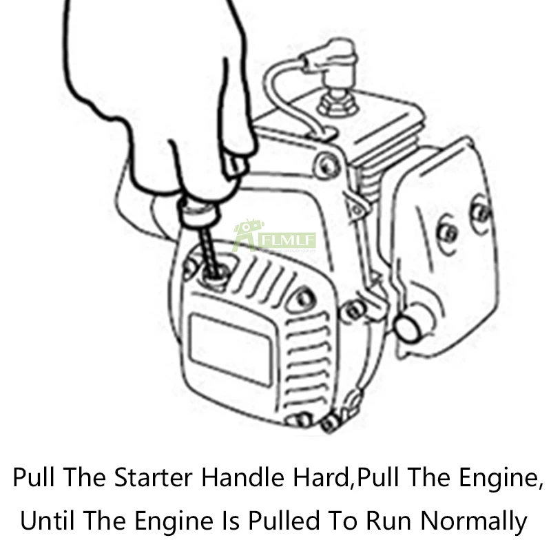 Потяните Стартер (пылезащитные меры и дышащие характеристики) для двигателя 23cc ~