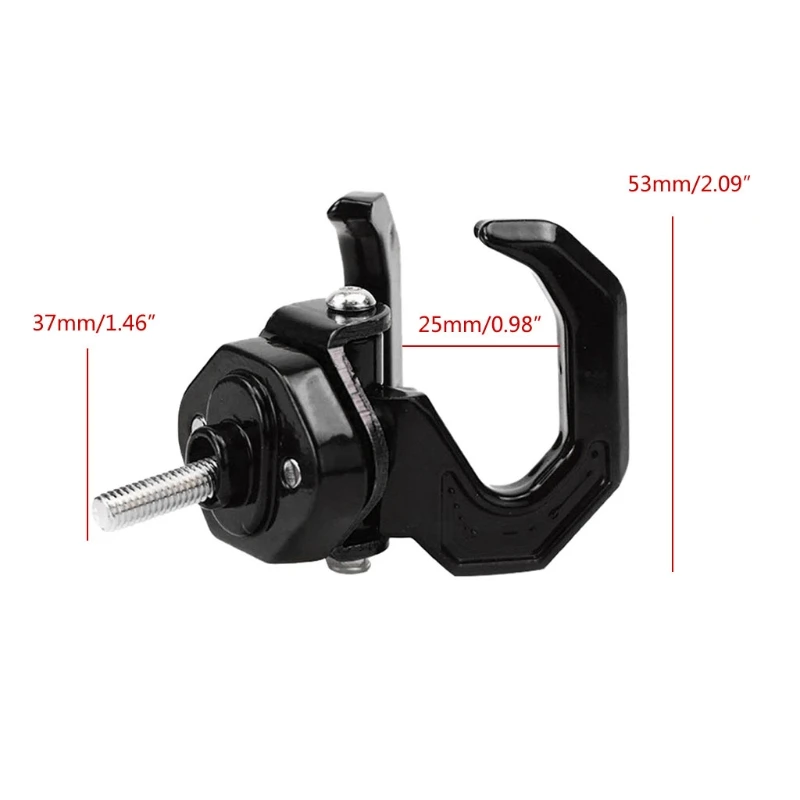 

X7AE Aluminum Frame Hook Crotchet Grips for Motorcycle Modified Aluminum Alloy Helmet Hook Electric Refit Hook