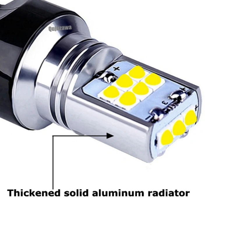 2PCS T25 3157 3156 3057 3457 4157 P27/7W P27W Super Bright 1800LM LED Car Reverse Lamps Daytime Running Lights Turn Signal Bulbs