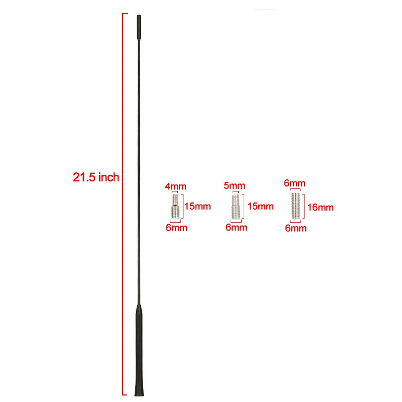 21.5" Car Radio Aerial Accessories For Ford Focus 2000-2007 55cm Roof Antenna High-Quality AM/FM Car Stereo Radio Antenna images - 6