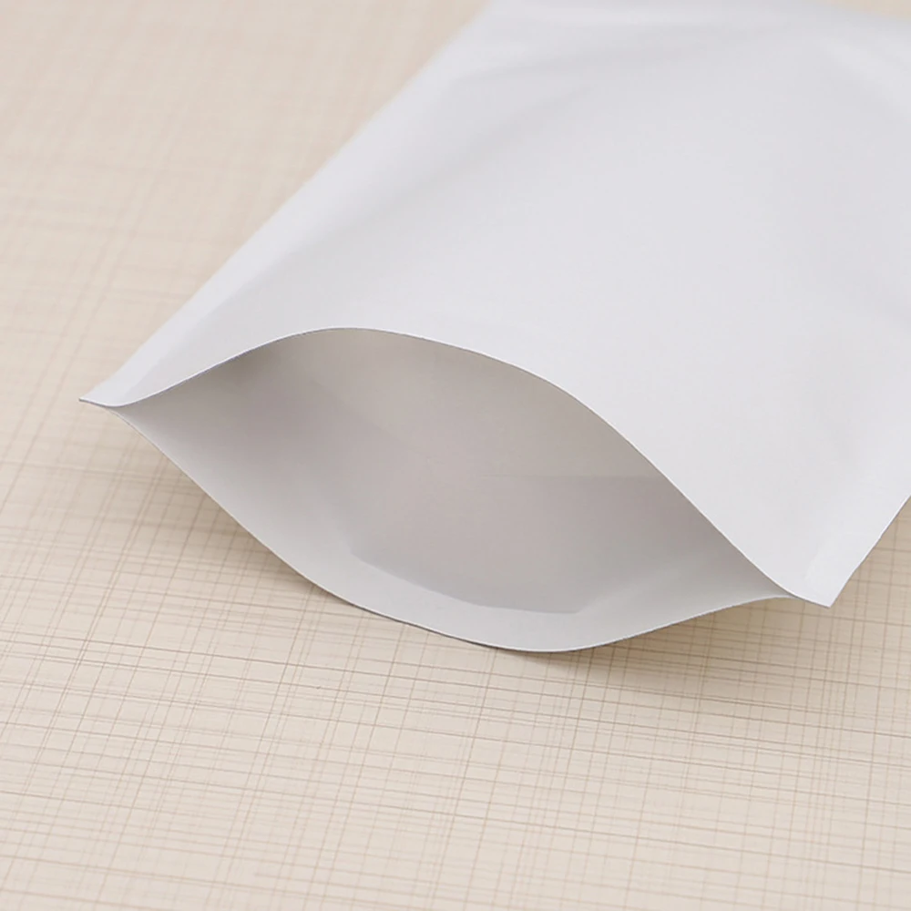

50pcs Ziplock Bags Stand Up Ziplock Bags Reusable Sealing Bags Food Storage Durable Packaging Food Various Sizes